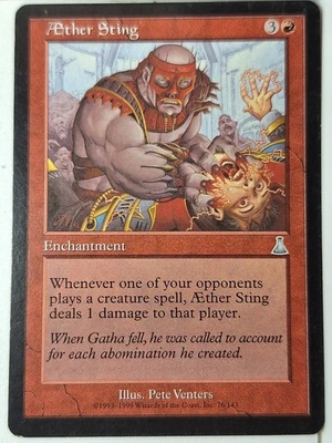 Aether Sting - Urza's Destiny - Magic the Gathering MTG Nice! - Image 1 of 3