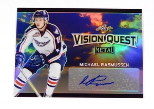 Leaf Metal Vision Quest Michael Rasmussen 2016-17 Black Red Wings automático/5 - Imagen 1 de 2