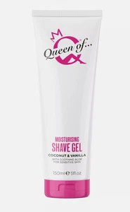 Queen of. Ooh la la! Creamy Coconut & Vanilla Shaving Gel Tube For Women 150ml - Picture 1 of 4