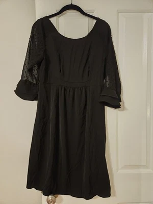 Vestido negro Seraphine de maternidad para mujer talla 6 Foto 1 de 4