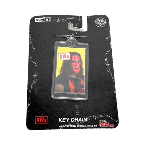 Vintage 1999 Sting WCW/NWO - Racing Champions  Keychain - NOS Cover