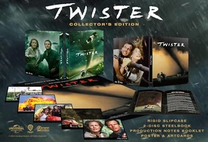 Twister - Collectors Edition Steelbook 4K UHD + Blu-Ray New (2 Disc + Extras) - Picture 1 of 3