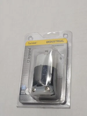 Conector Turnlok hembra Legrand Pass Seymour 15A PSL515CCCV3 NEMA L5-15R  Foto 1 de 3