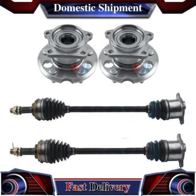 Conjunto de cojinete de rueda y buje de eje trasero CV para Toyota RAV4 01-05 Foto 1 de 4