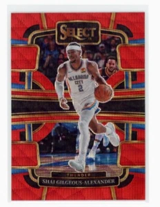 2023-24 Panini Select Shai Gilgeous-Alexander #57 Red Prizms M+ - Imagen 1 de 2