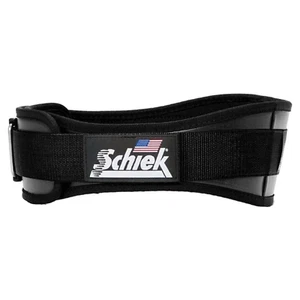 Schiek Sports Unisex 4.75" Comfortable Power Lifting Belt, Black, Size Options - Picture 1 of 12
