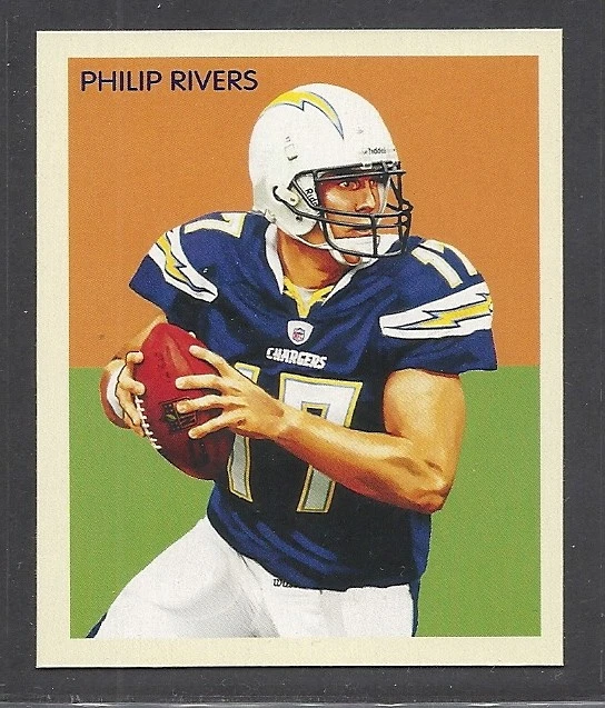 2009 Philadelphia National Chicle - #NC63 - Philip Rivers - San Diego Chargers - Image 1 of 1