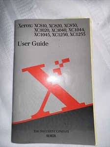 XEROX Copier Copy Machine User Guide Book For XC810 XC820 XC830 XC1020 XC1040 - Picture 1 of 13