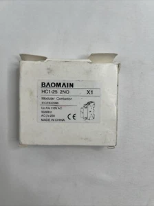 Baomain Universal AC Contactor HC1-25/20 AC 110V-120V 25A 2 Pole 2NO 50/60Hz Cir - Picture 1 of 4