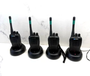 Mitex 446 5W UHF Two Way Radios / Walkie Talkies Joblot X 4 - Zdjęcie 1 z 24