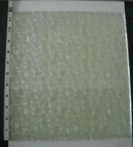 VINTAGE PRIVACY GLASS PANE FLORENTINE PATTERN PRESSED 11 3/4" X 10 3/4" X VARIES Cover