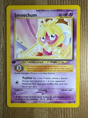 Smoochum - 54/64 - 1st Edition Neo Revelation Set - Pokemon Card - NM - Image 1 of 2