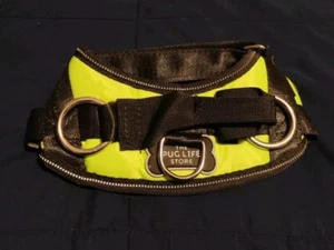 The Pug Life Extra Small Dog Harness In Green New - Picture 1 of 2