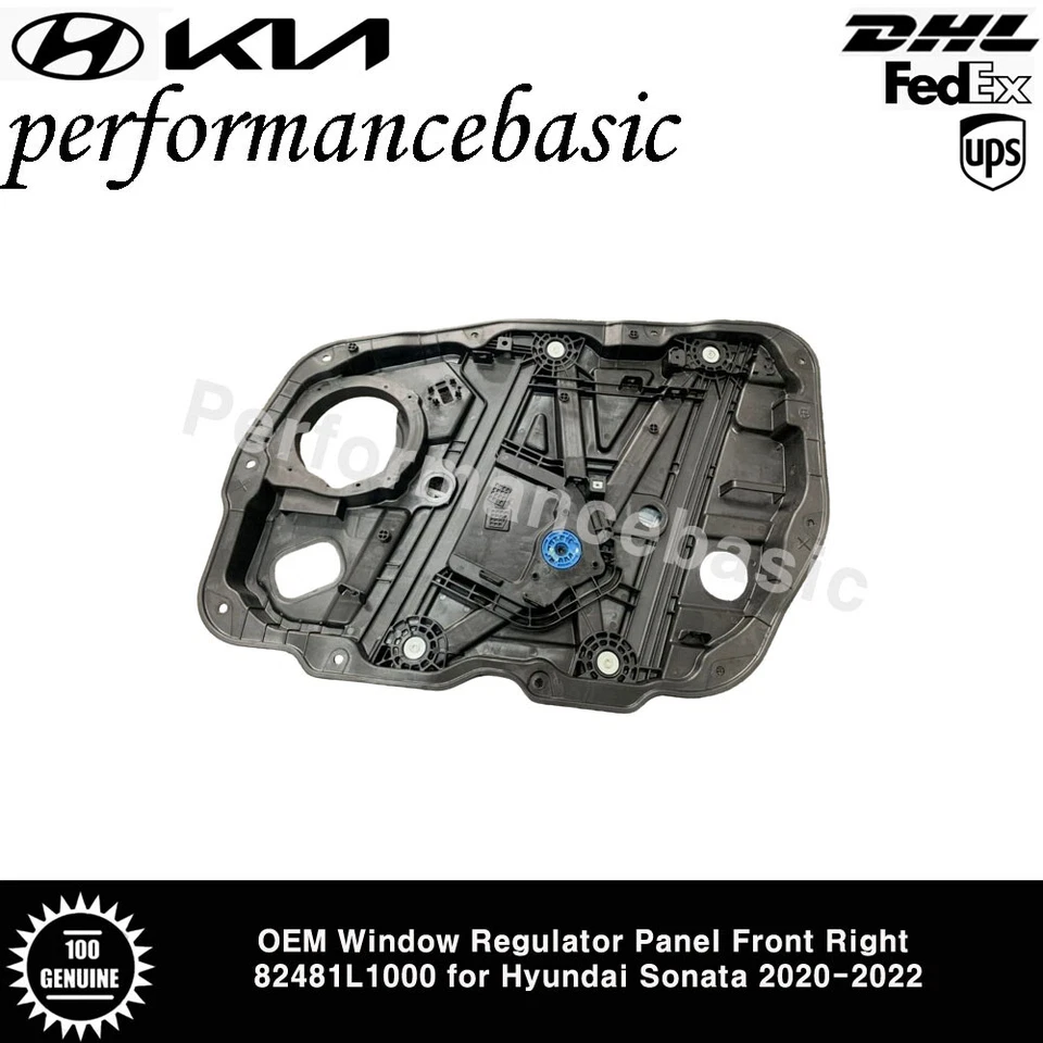 Panel regulador de ventana delantero derecho OEM 82481L1000 para Hyundai Sonata 2020-2022 Foto 1 de 2