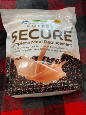 Andrew Lessman Secure Complete Meal Replacement Coffee 100 Servings - Image 1 of 3