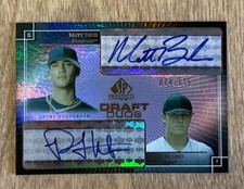 2004 SP Prospects PHILIP PHIL HUGHES MATT BUSH Draft Duos Dual Auto RC #/175