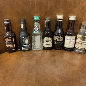7 Vintage Empty Small 50 ML Bottles. All Different. - Picture 1 of 14