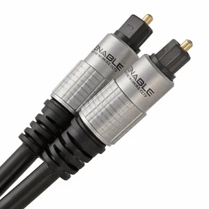 50cm 0.5m Pure Tos Link Optisch Digital Audio Kabel 6mm Soundbar TV PS4 - Bild 1 von 8