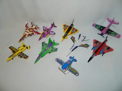 Vintage Lot of Diecast MARVEL Airplanes Incredible Hulk, Captain America, & More - Image 1 of 4
