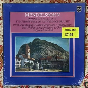 MENDELSSOHN - SYMPHONIES NO. 1 & 2 BOX SET 2LP NEW SEALED SAWALLISCH CUT CORNER - Imagen 1 de 4