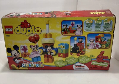disney lego duplo 10597  mickey & minnie mouse birthday parade party train & box - Image 1 of 2