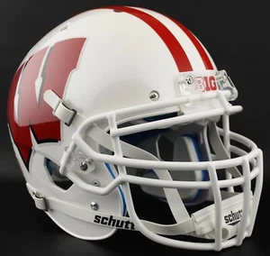 *CUSTOM* WISCONSIN BADGERS NCAA Schutt XP Authentic GAMEDAY Football Helmet - Picture 1 of 4