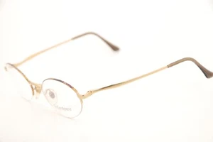 New Authentic Yves Saint Laurent YSL 4129 Y406 Gold Grey 50mm Eyeglasses RX - Picture 1 of 7