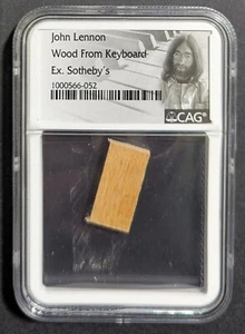 John Lennon Keyboard/Orgel Holzstück/Fragment - The Beatles - Bild 1 von 12