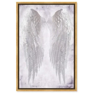 Oliver Gal Wings of Angel Amethyst Canvas Print Wall Art for Living Room, Bed... - Picture 1 of 9