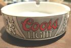 UEC Vintage 1985 COORS LIGHT Beer Ceramic Ashtray Adolph Coors 