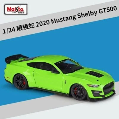 Ford Mustang Shelby GT500 2020 Maisto 1:24 diecast modelo de metal coche de persecución nuevo Foto 1 de 4