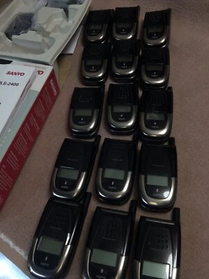 Sanyo PLS-2400 (Unlocked) Cellular Phones 15 Count - Image 1 of 4