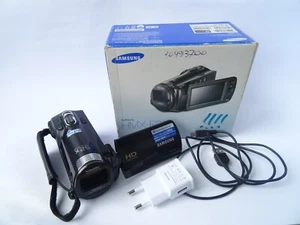 Samsung HMX-F80 720p HD Flash Media Camcorder W/ Box & Cables Tested - Picture 1 of 14