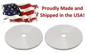 2 Pack 6" White Spa Deck and Skimmer Lid Cover Replacement - Picture 1 of 7