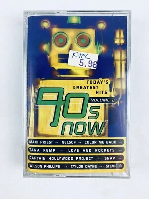 90s NOW Volume 2 K-TEL Cassette Tape Snap Wilson Phillips Snap Color Me Badd NOS - Image 1 of 3