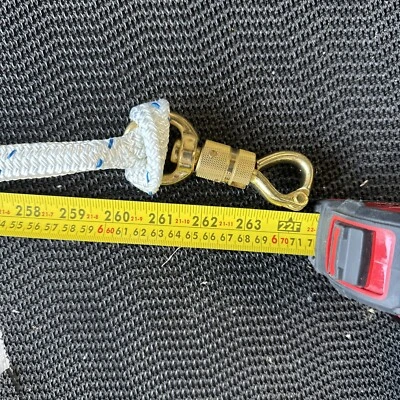 CUERDA DE PLOMO 22’ BLANCA CON TRAZADORES AZULES PARA ENTRENAMIENTO NATURAL DE CABALLOS PARELLI Foto 1 de 3