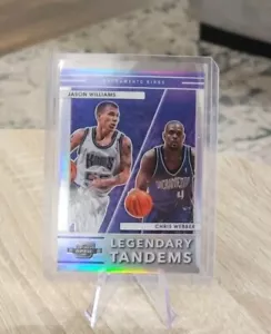 2021-22 Optic Contenders Legendary Tandems #8 Chris Webber Williams Silver Prizm - Picture 1 of 2