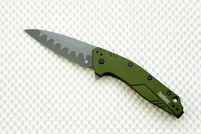 Navaja de bolsillo 1812OLCB Kershaw Dividend D2 HOJA COMPUESTA Spring Assist nueva falla Foto 1 de 3
