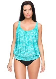 Z12815-G-1383-S4) OCTOPUS-ELEGANTER DAMEN TANKINI SET+SLIP 2tlg. NEU Gr 66 - Bild 1 von 3