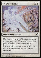 Magic the Gathering MTG Heart of Light (19) Tenth Edition   LP