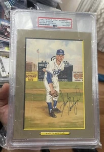 Sandy Koufax Signed Autograph Perez Steel Great Moments Dodgers PSA + Ebay Cert - Picture 1 of 2