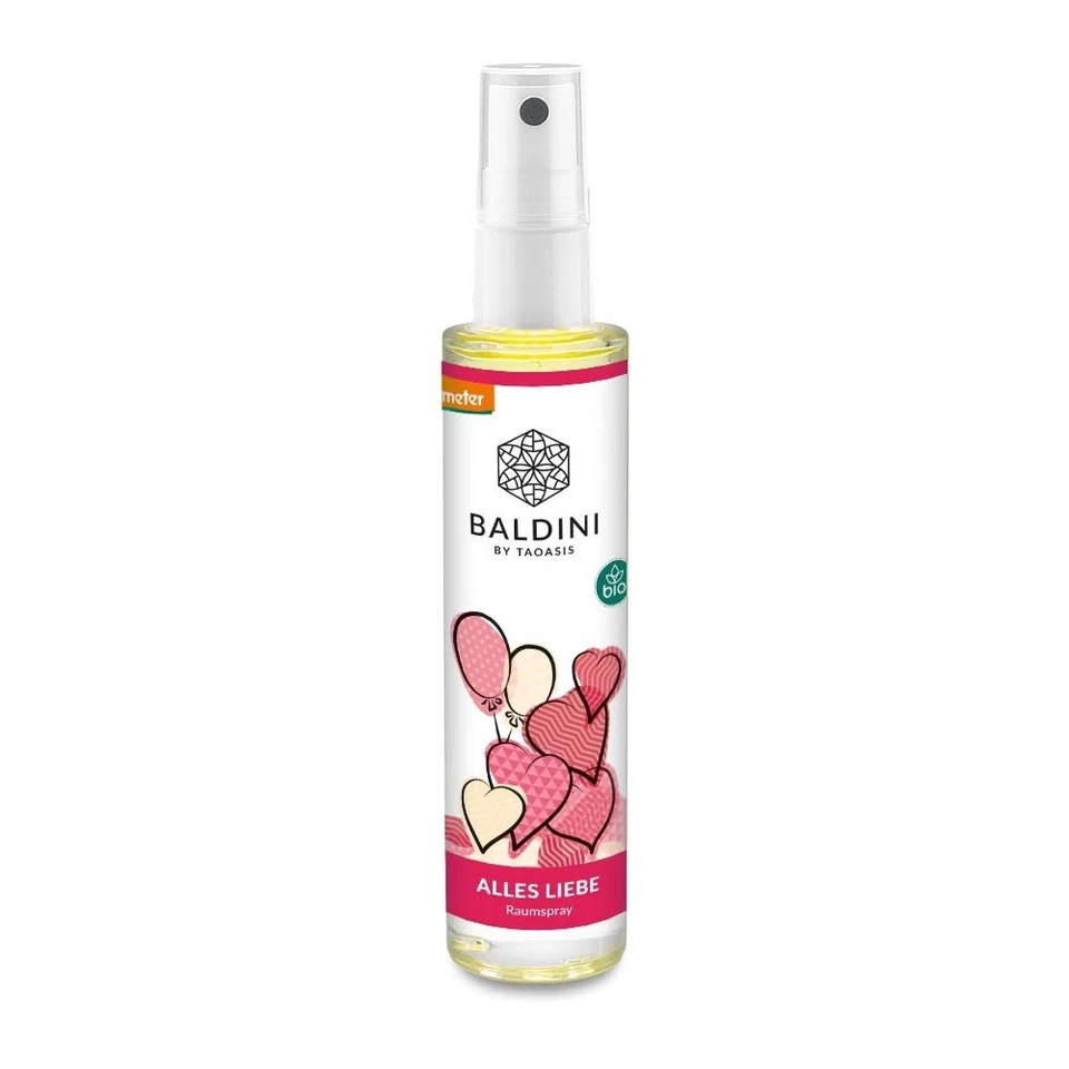 TAOASIS/BALDINI Baldini „Alles Liebe“ Raumspray 50ml Rosengeranie,Vanille & Ylang YlangTaoasis