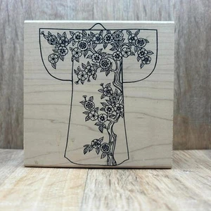 Kimono 2145-I Judikins Wood Mounted Rubber Stamp #11 - Picture 1 of 3