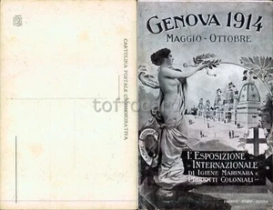 GENOVA CITTA'-ESPOSIZIONE IGIENE MARINARA PRODOTTI COLONIALI 1914-C76-107 - Picture 1 of 1