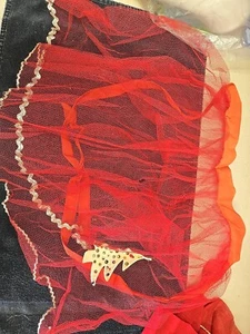 Vintage Tutu Christmas Waist Tie Apron - Picture 1 of 5