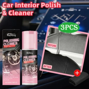 3PACK Polishing Cleaner Car Interior, Car Interior Detailer and Cleaner 100ml - Picture 1 of 23