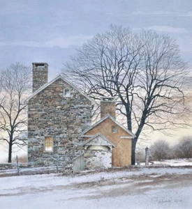 At Home, Ray Hendershot, Wall Decor Home Art Print Poster 14" x 11"     1363 - Picture 1 of 1