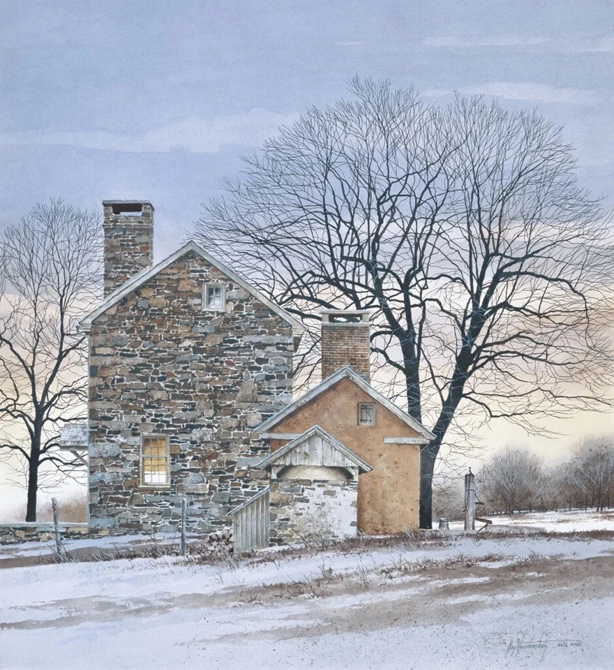 At Home, Ray Hendershot, Wall Decor Home Art Print Poster 14" x 11"     1363 - Image 1 of 1