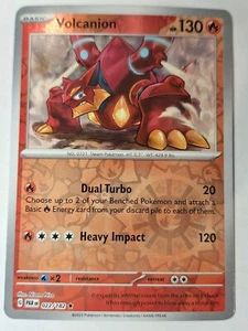 Volcanion 022/182 Sv04: Paradox Rift Pokemon Reverse Holo Foil Nice! - Picture 1 of 3