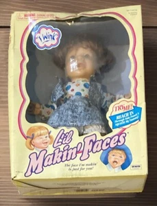 VINTAGE RARE IRWIN LIL MAKIN FACES DOLL “I Wink” New In Box - Picture 1 of 4